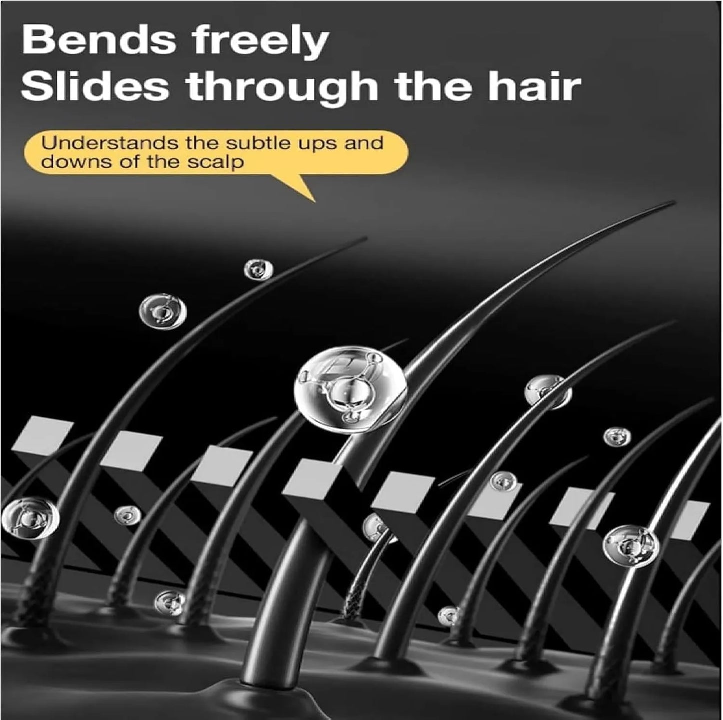 New Hair Color Comb Stick Black