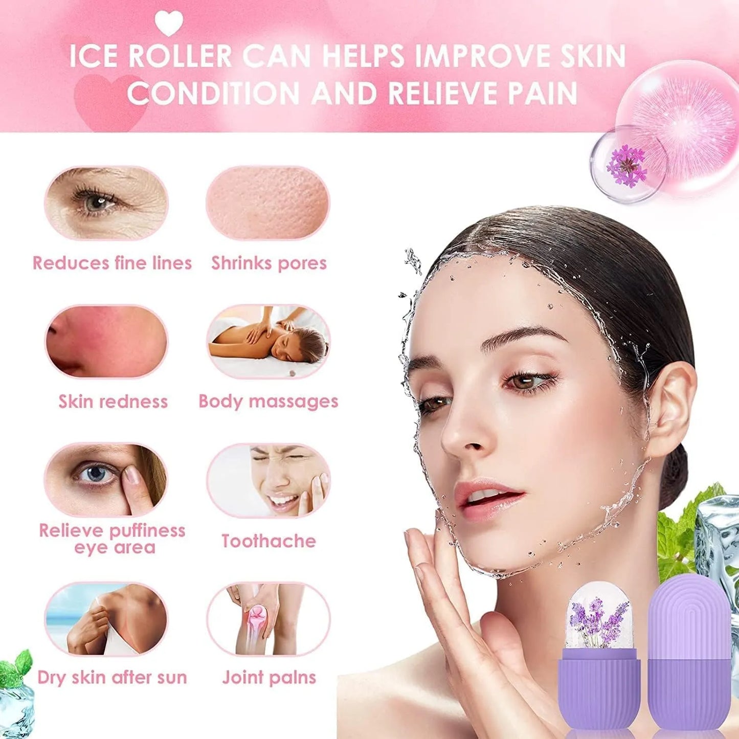 Silicone Ice Roller for Face & Eyes