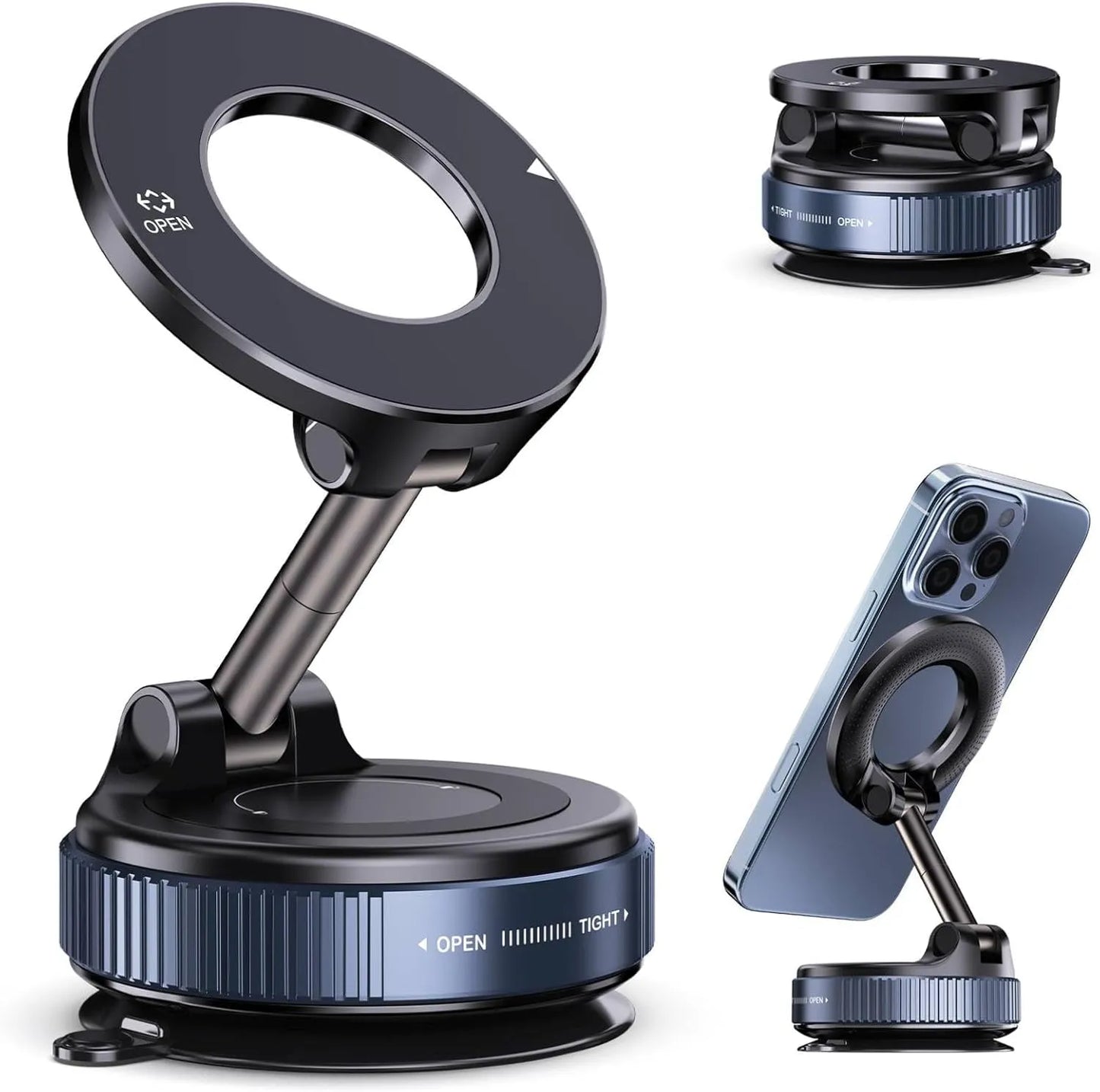 360° Vacuum Magnetic Phone Holder