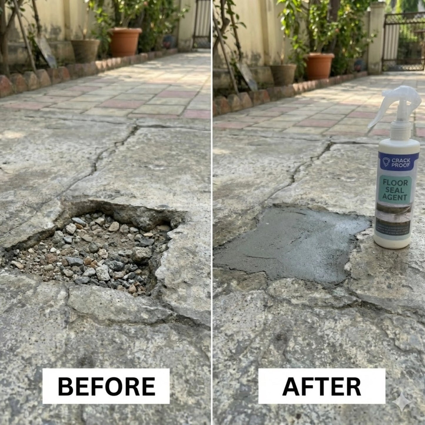 Waterproof Floor Seal Agent Crack Repair Spray for Floors