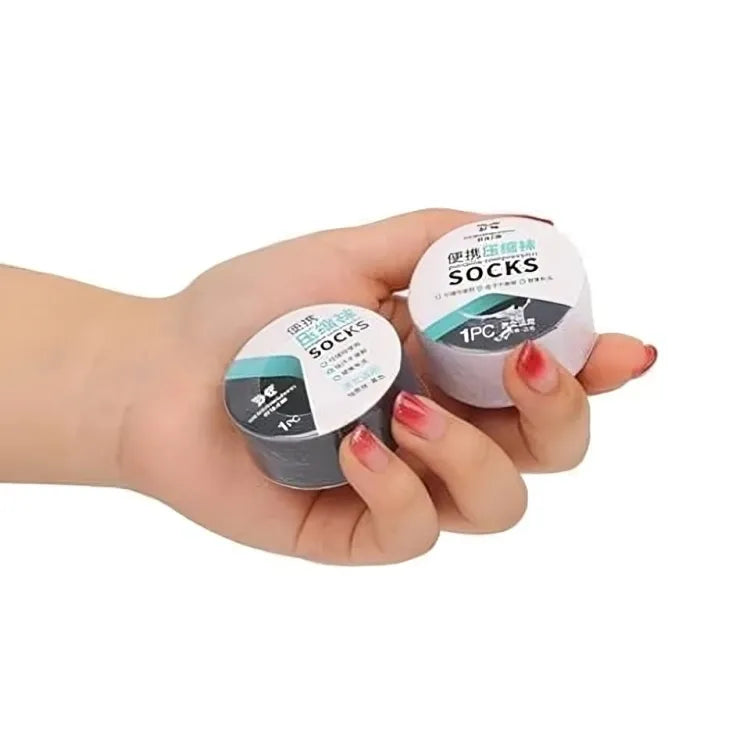 Pure Cotton Compressed Socks for Men & Women