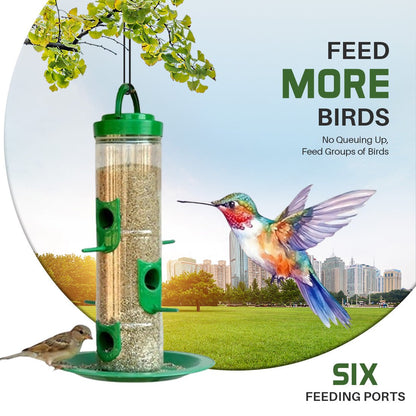 Durable Hanging Bird Feeder for Outdoor Use