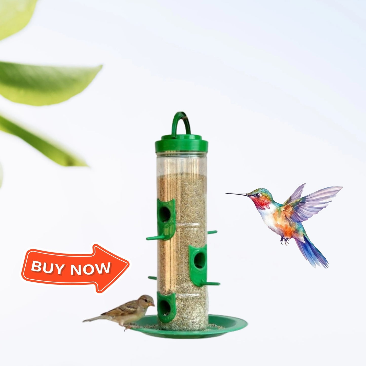 Durable Hanging Bird Feeder for Outdoor Use