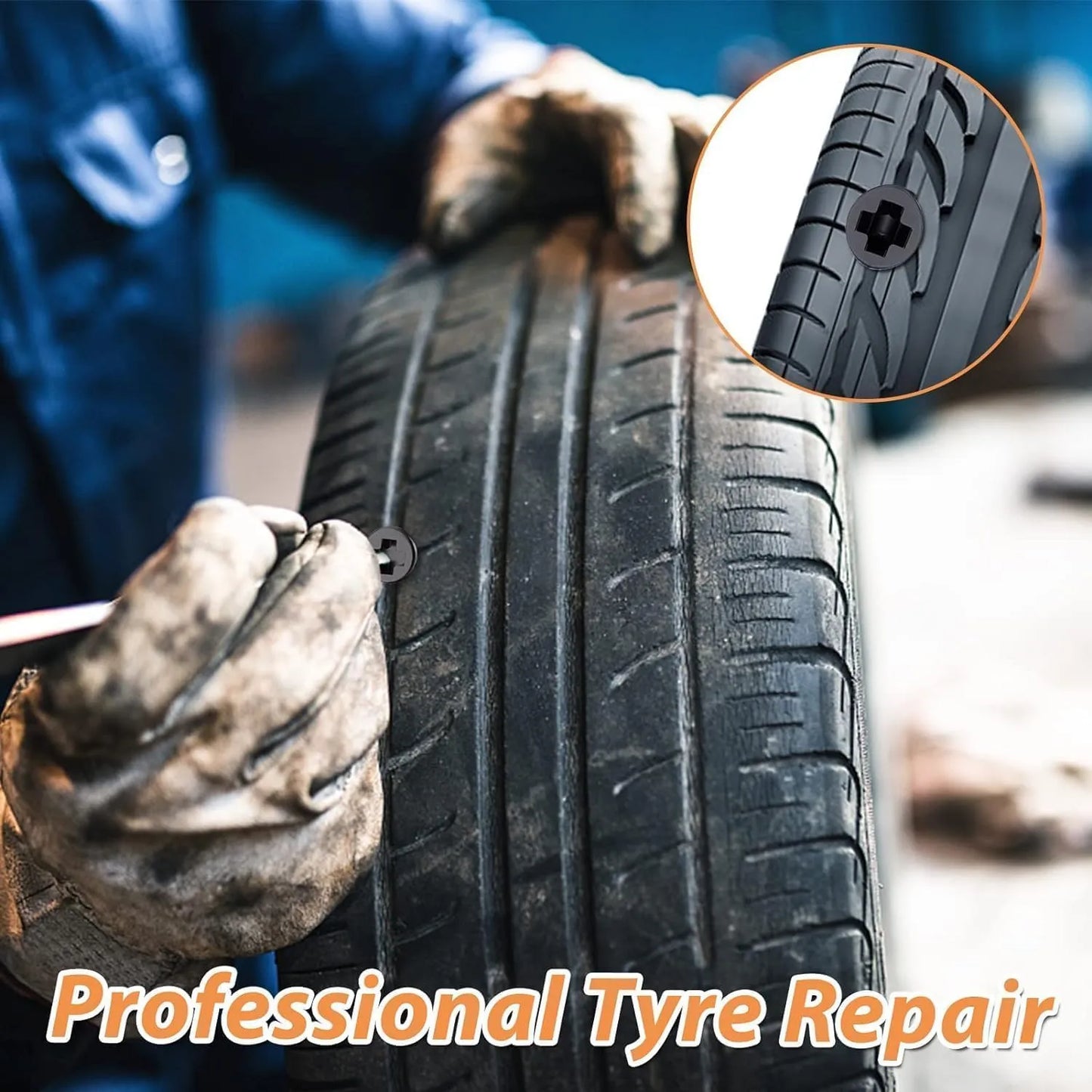 Tubeless Tyre Puncture Repair Screws